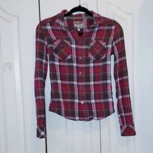 Aritzia TNA Red Flannel